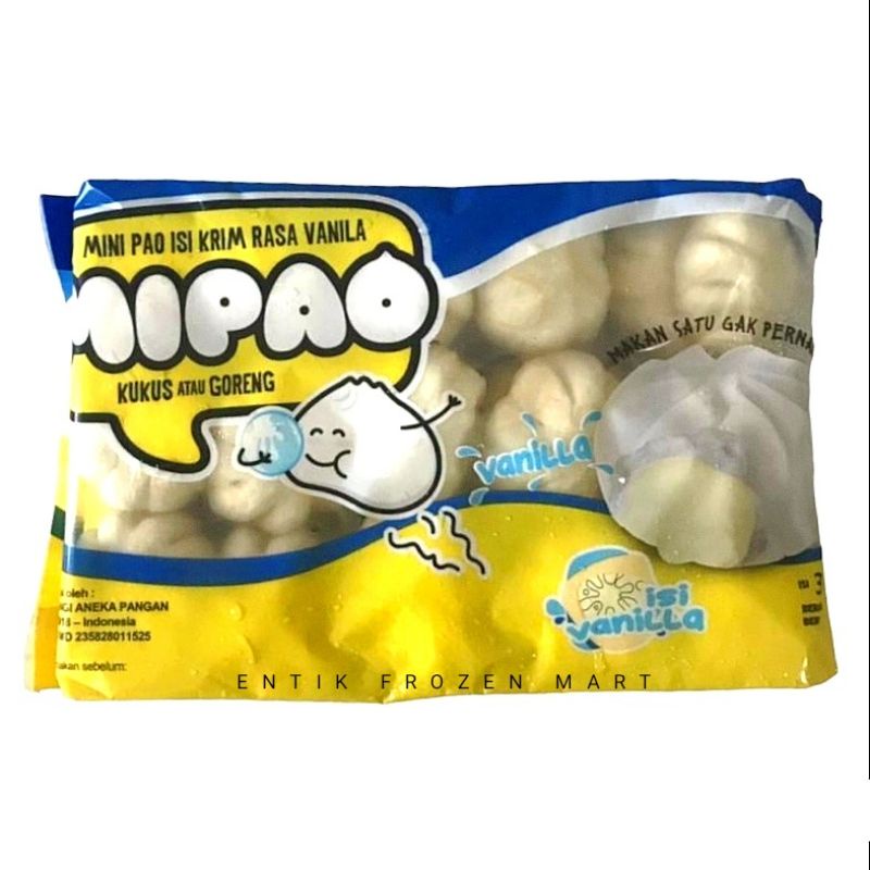 

Mipao Mini Bakpao Vanilla 510gr (30 pcs) Minipao