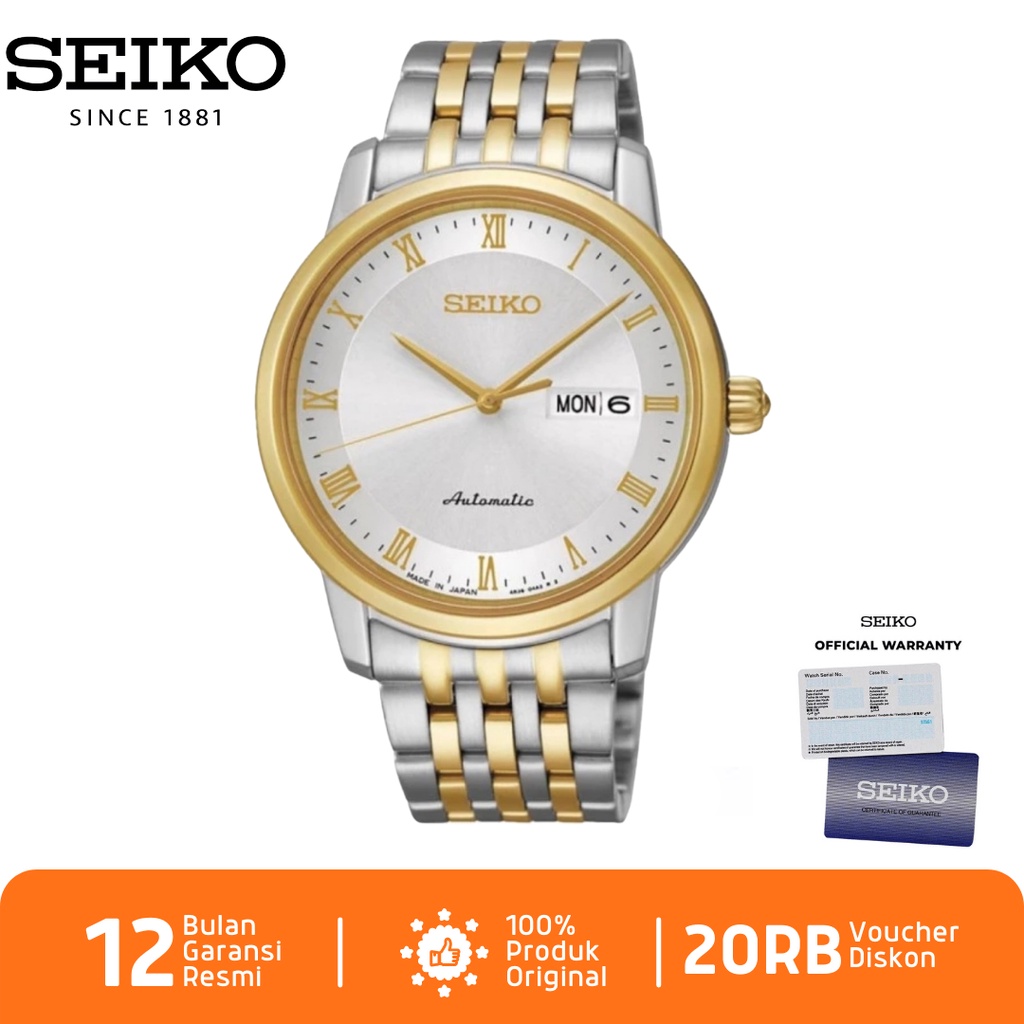 Seiko Presage SRP694J1 Jam Tangan Pria Seiko Automatic SRP694 Stainless Steel Strap