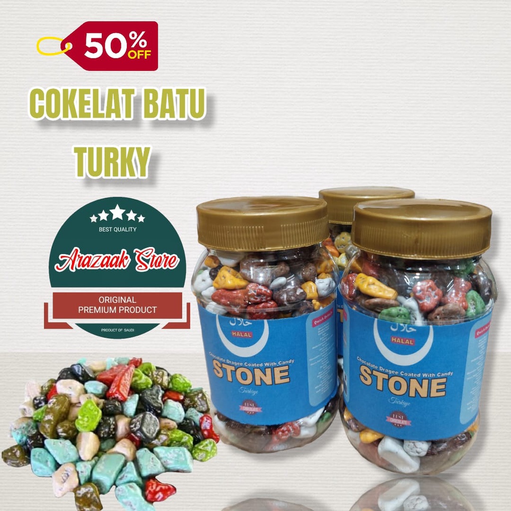 

coklat batu /krikil dari turky 500GR original