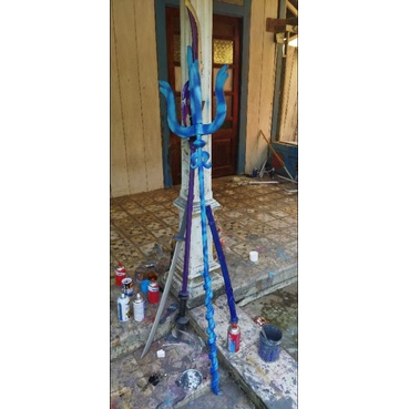 PO gawr gura trident cosplay