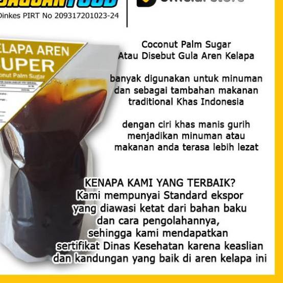 

Termurah dan terbaik 1000ml GULA MERAH AREN CAIR kemasan ekonomis 100% HALAL 100% ORGANIK 100% LEZAT serbuuu !