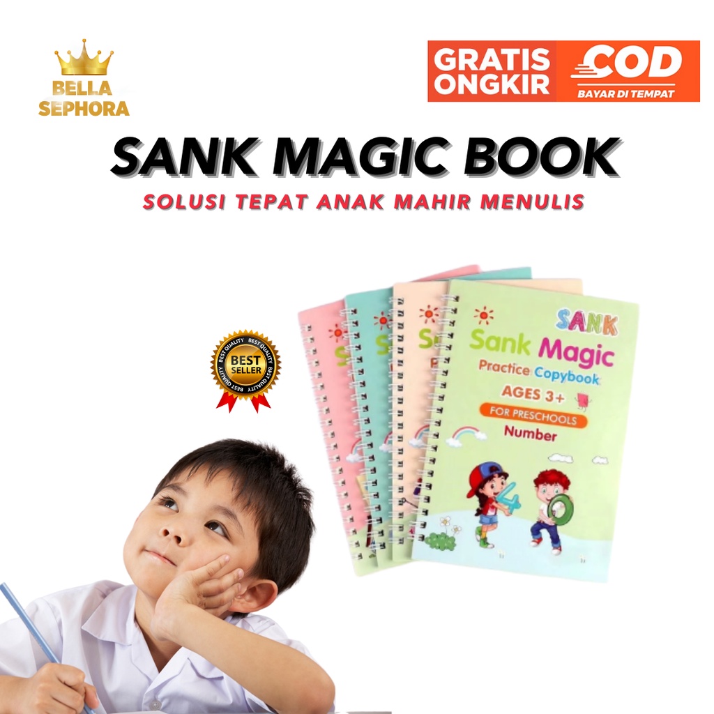 

Sank Magic Book Buku Untuk Belajar Menulis dan Menggambar Anak Dengan Cepat Dilengkapi Tinta Khusus