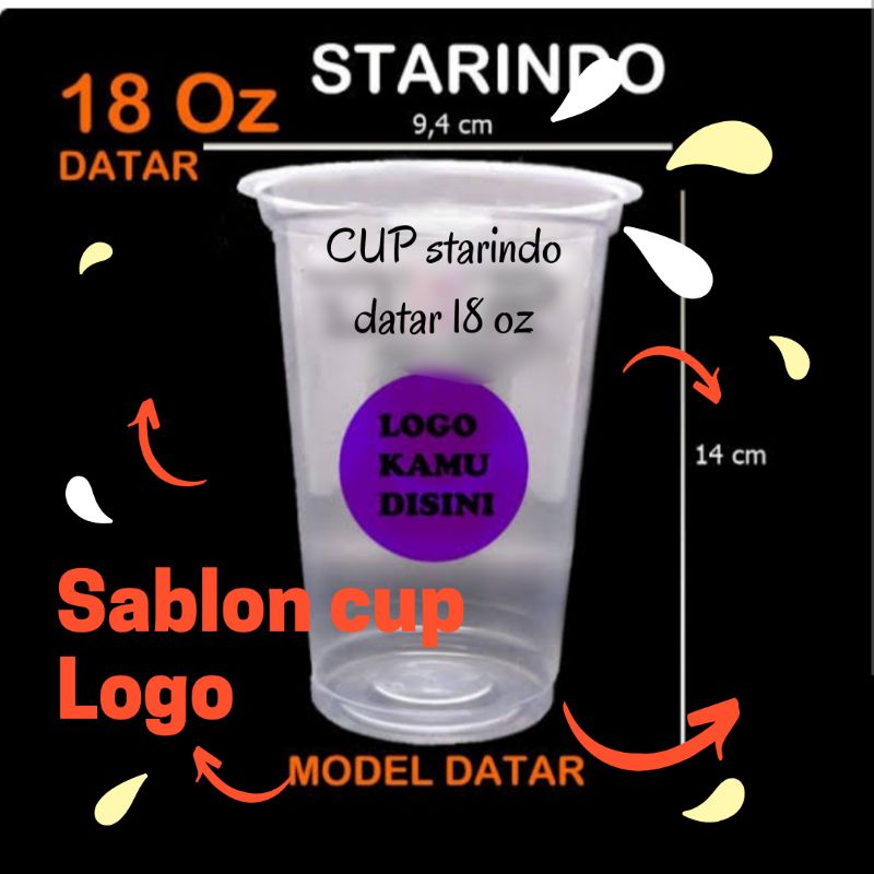 sablon cup starindo datar uk 18