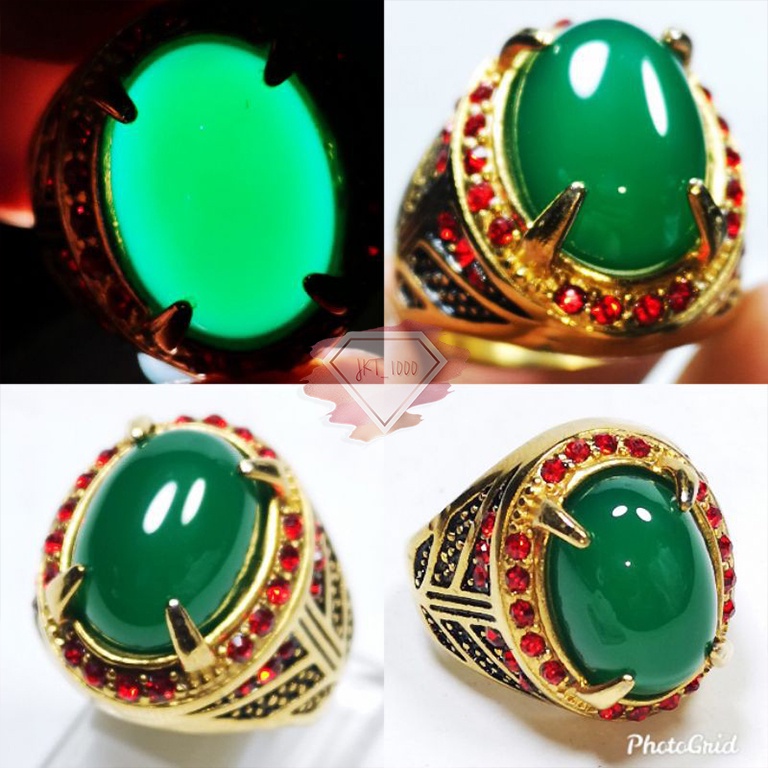 Natural Batu Akik Hejo Garut Ohen Chalchedony Kristal