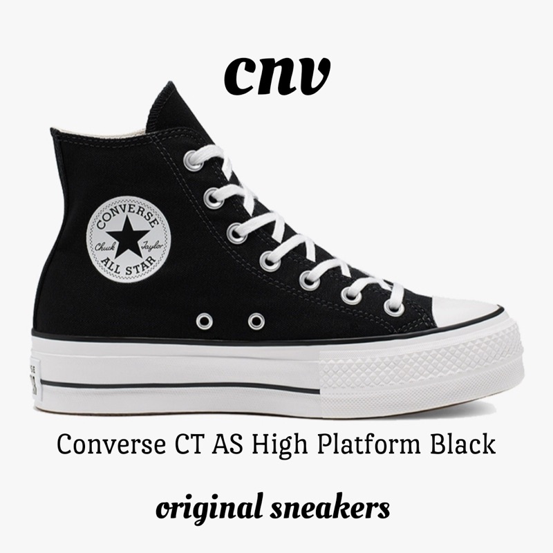 Converse CT AS High Platform Black White