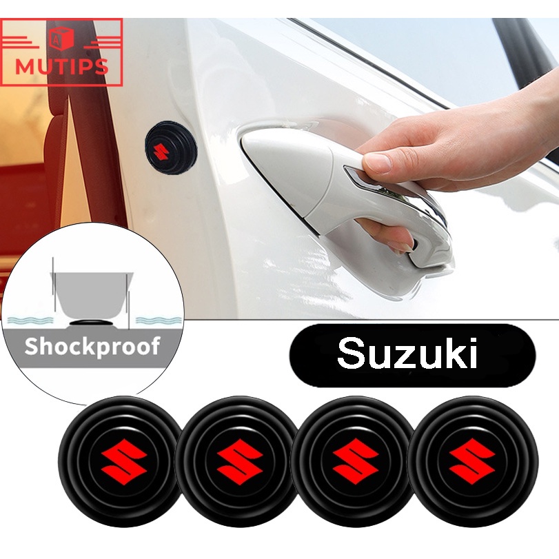 Suzuki 4 / 8 / 12Pcs Stiker Silikon Anti Shock / Benturan Untuk Pintu Bagasi Mobil XL7 SX4 Jimy Vitara Katana Erga