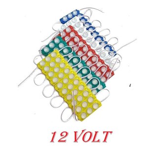 LAMPU LED 3 MATA 12V 3 Watt Modul LED Motor Mobil Neon Box 1 pcs
