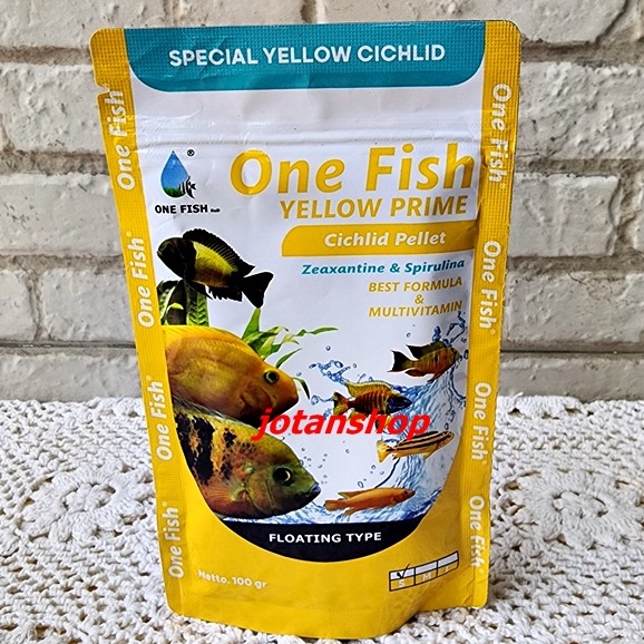 ONE FISH RED YELLOW BLUE  PRIME CICHLID CICLID PELLET PAKAN MAKANAN IKAN CIKLIT PELET FLOATING TYPE