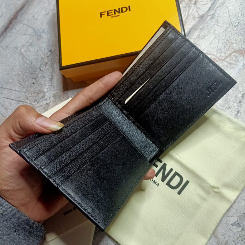 Dompet Fendi /Dompet Pria/Dompet Kulit/Dompet Mirror Quality