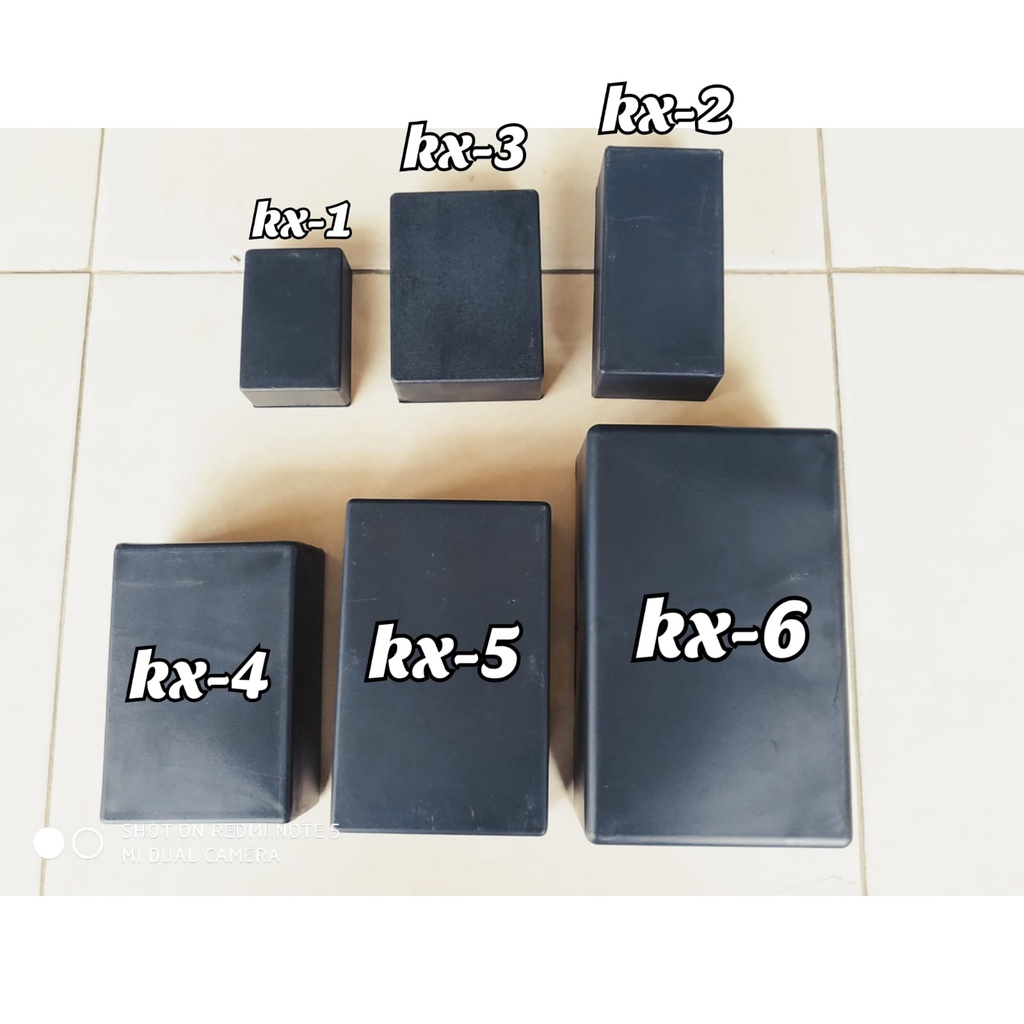 Box Kotak kx-5 / Box kx 5 / Box X 5 Plastik Hitam Tebal