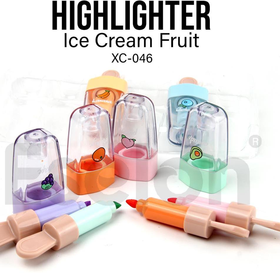 

Harga Puas 1pack Stabilo Ice Cream Fruit 046 / 6pcs warna Highlighter