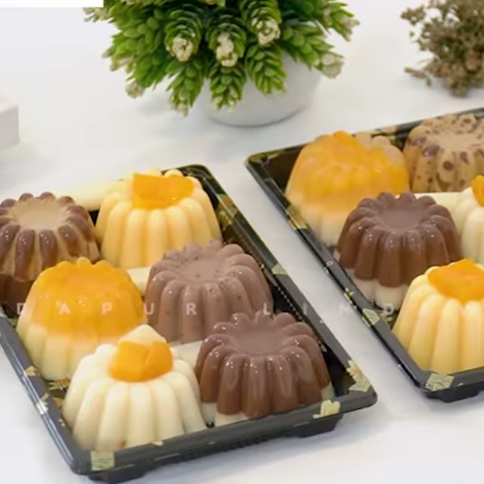 24pcs Cetakan Baby puding / Green leaf 0951 - 12pcs