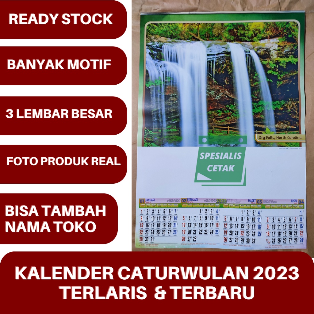 KALENDER CATURWULAN 2023, DESAIN TERBARU, MENARIK DAN TERMURAH