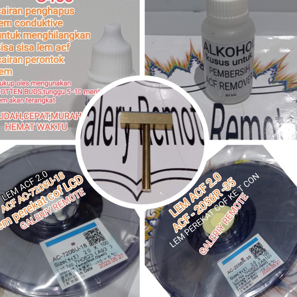 Telah Hadir.. lem konduktor ac-7206u-18 acf 7206 u 18 cof tab bonding fleksibel flexibel lcd tv moni