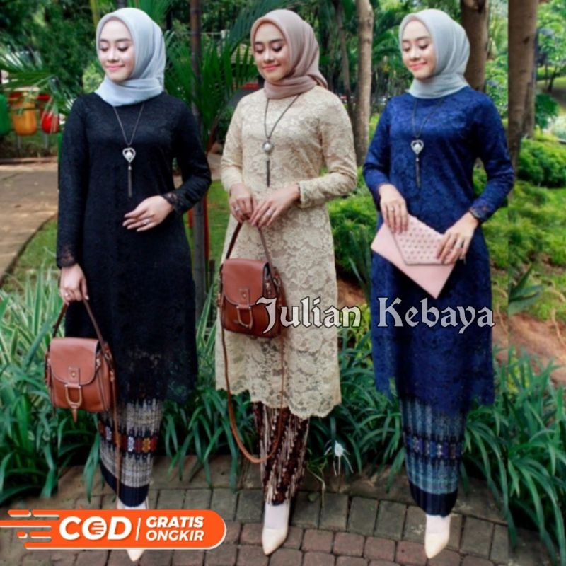 SET KEBAYA MODERN / KEBAYA TUNIK BRUKAT / KEBAYA BROKAT MODERN / SETELAN KEBAYA / KEBAYA WISUDA