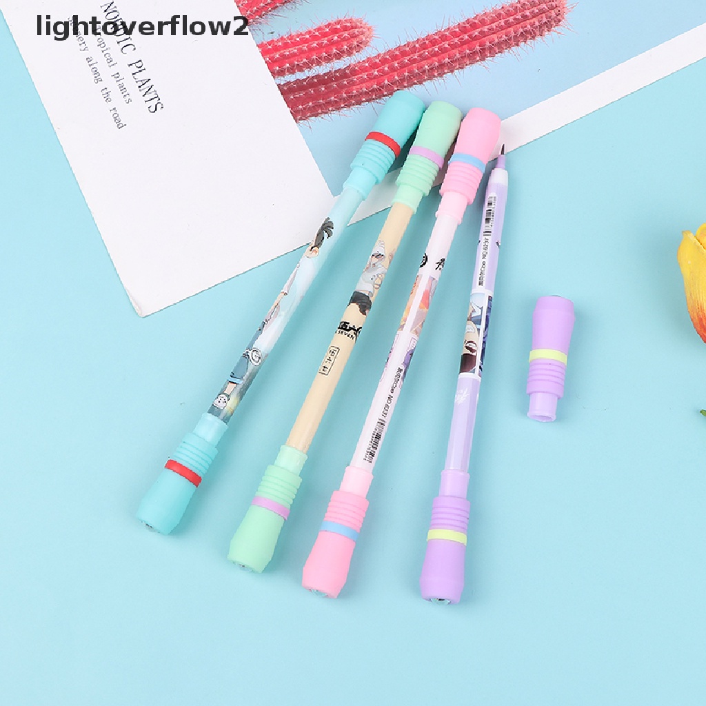 (lightoverflow2) 1pc Pensil Mekanik Putar Desain Kawaii Lucu Untuk Stationery Sekolah / Hadiah