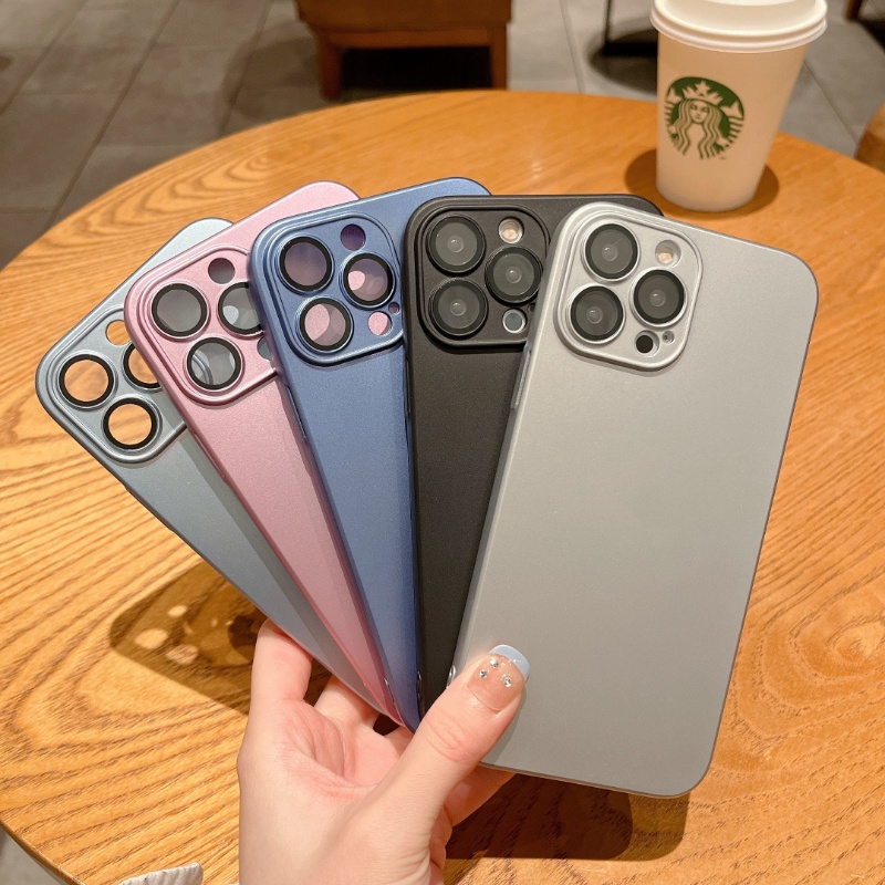 Soft Case Full Cover Hp Warna Biru Navy Untuk iPhone 13 / 12 / 11promax / X / XS Max / XR / 7 / 8plus