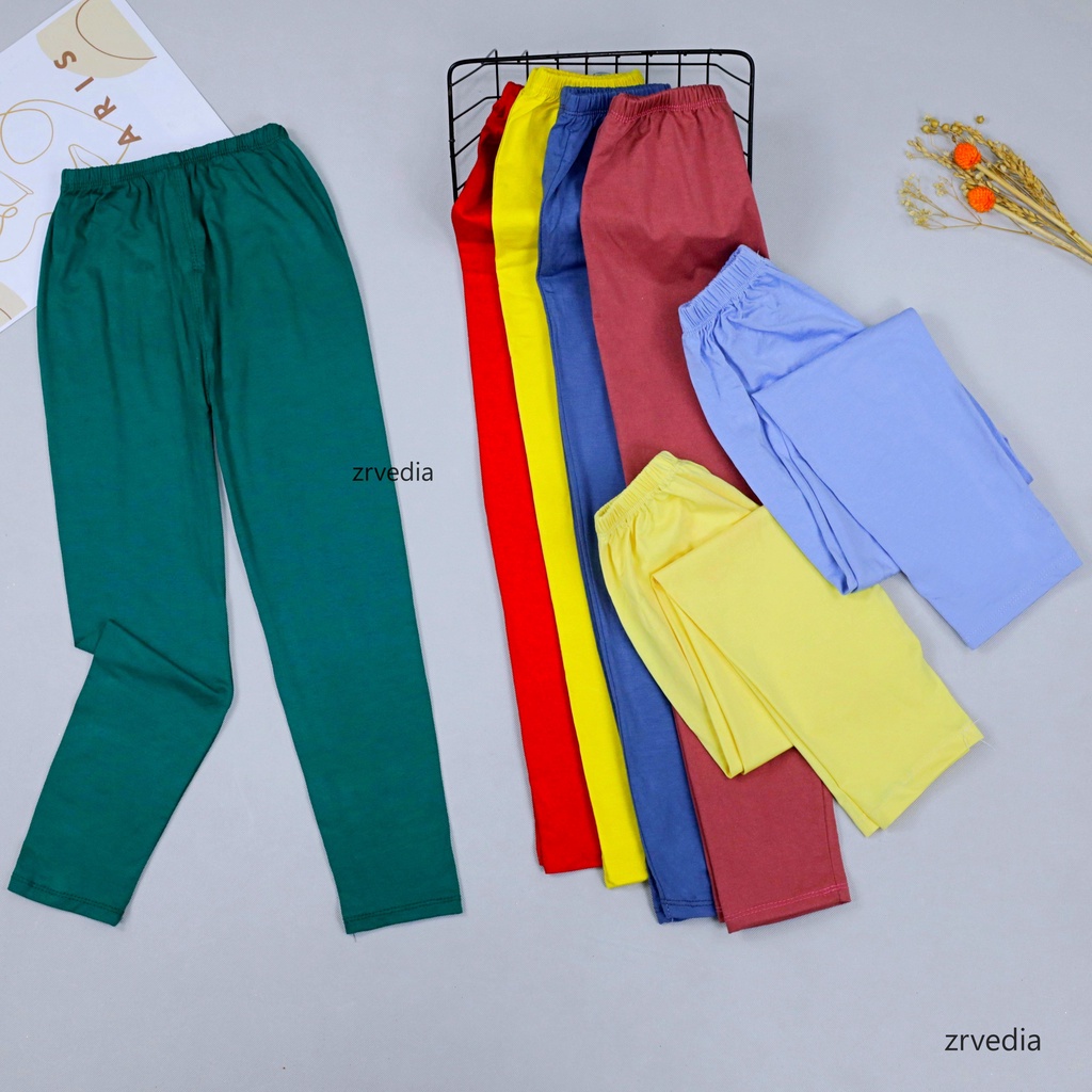 Legging Joya Size 7-8 Tahun / Leging Panjang Anak Perempuan Polos Ketat Dalaman Cewek Import Tebal