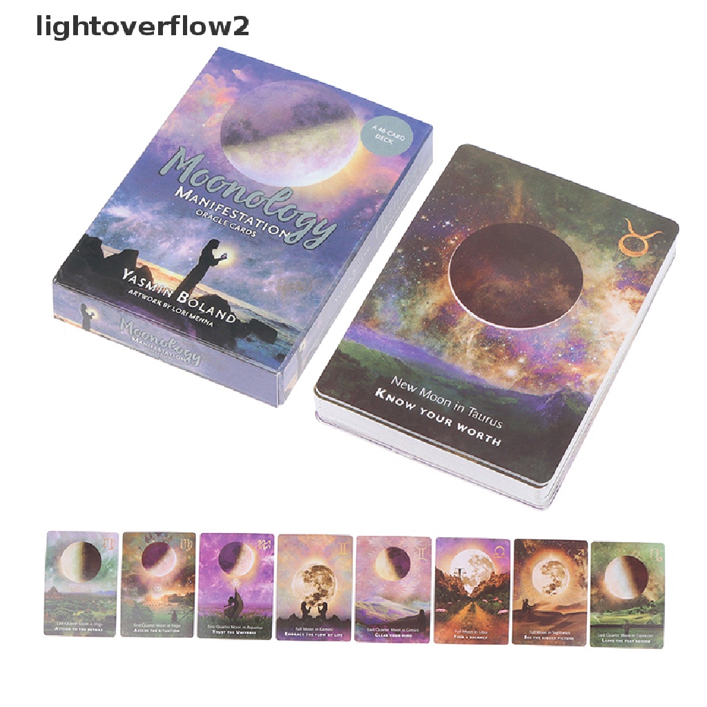 (lightoverflow2) Moonoy Board Game Kartu Tarot Ramalan Untuk Pesta