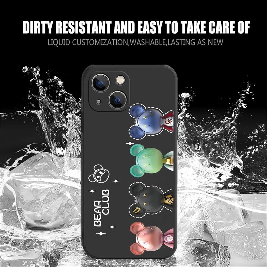 Casing Silikon Redmi Note 11S 11 Pro Redmi 10C 10A 9C 9T 9A Note 10 5G 10S Note 9 Note8 Note7 Poco M3 Pro X3 Pro NFC Motif Beruang