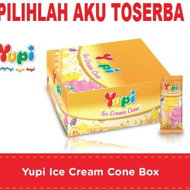 

Produk terbaru--YUPI ICE CREAM CONE BOX isi 24 PCS - ( HARGA PER BOX )