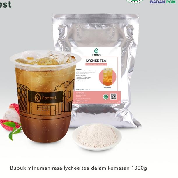 

STAR BRANDS Bubuk Minuman LYCHEE TEA Powder 1000g - FOREST Bubble Drink buruan