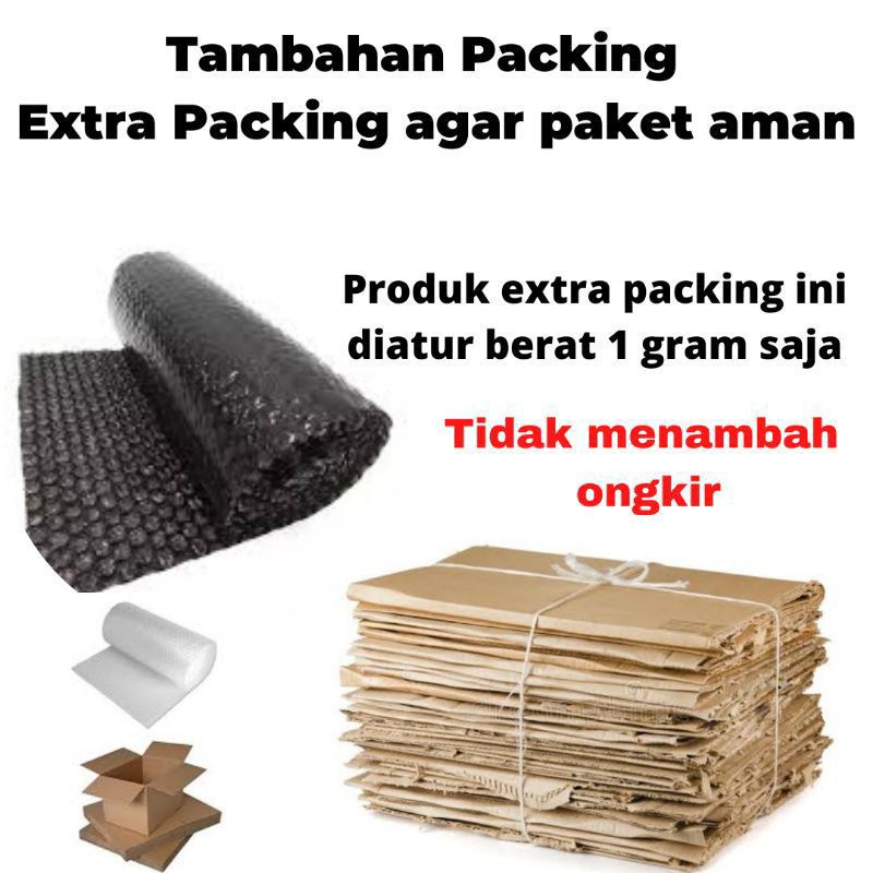 

Tambahan Packing Extra Packing Bubble Warp Kardus