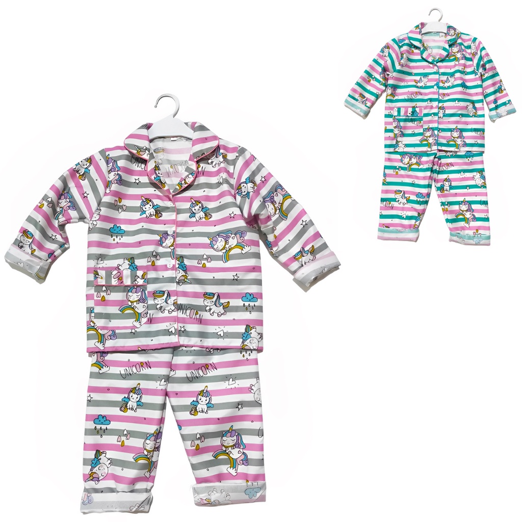 CIAHAW-PART 01-PIYAMA PP ANAK MOTIP TERBARU USIA 1-12 TAHUN/LENGAN PANJANG/BAJU TIDUR ANAK ANAK