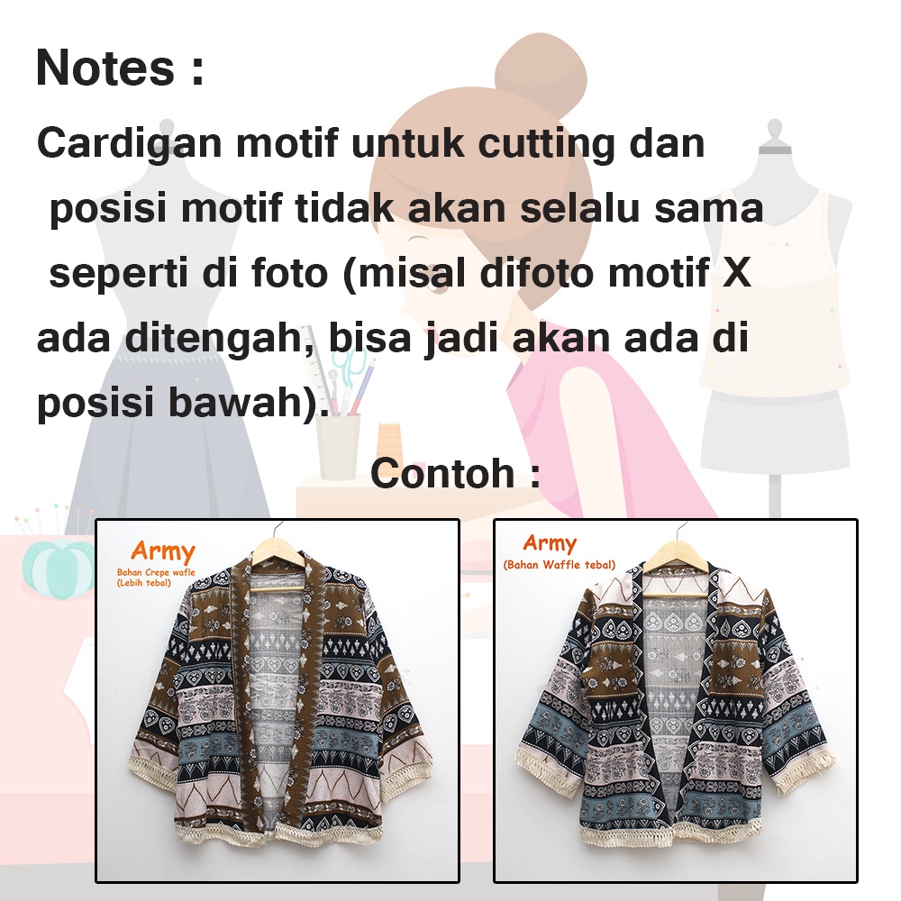 𝑱𝒂𝒌𝒂𝒓𝒕𝒂𝑭𝒂𝒔𝒉𝒊𝒐𝒏 BISA COD kardigan kimono rumbai katun etnik motif batik bohemian cardigan rumbai