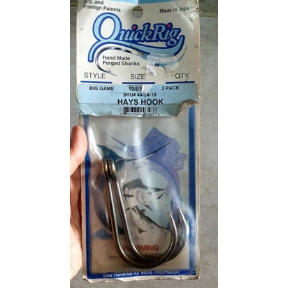 MATA KAIL QUICKRIG DOUBLE TROUBLE STAINLESS STEEL / QUICK RIG HAYS HOOK / PANCING PAUS