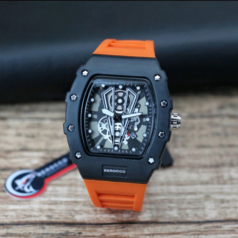 JAM TANGAN PRIA BEROCCO X TANGGAL AKTIF TAHAN AIR