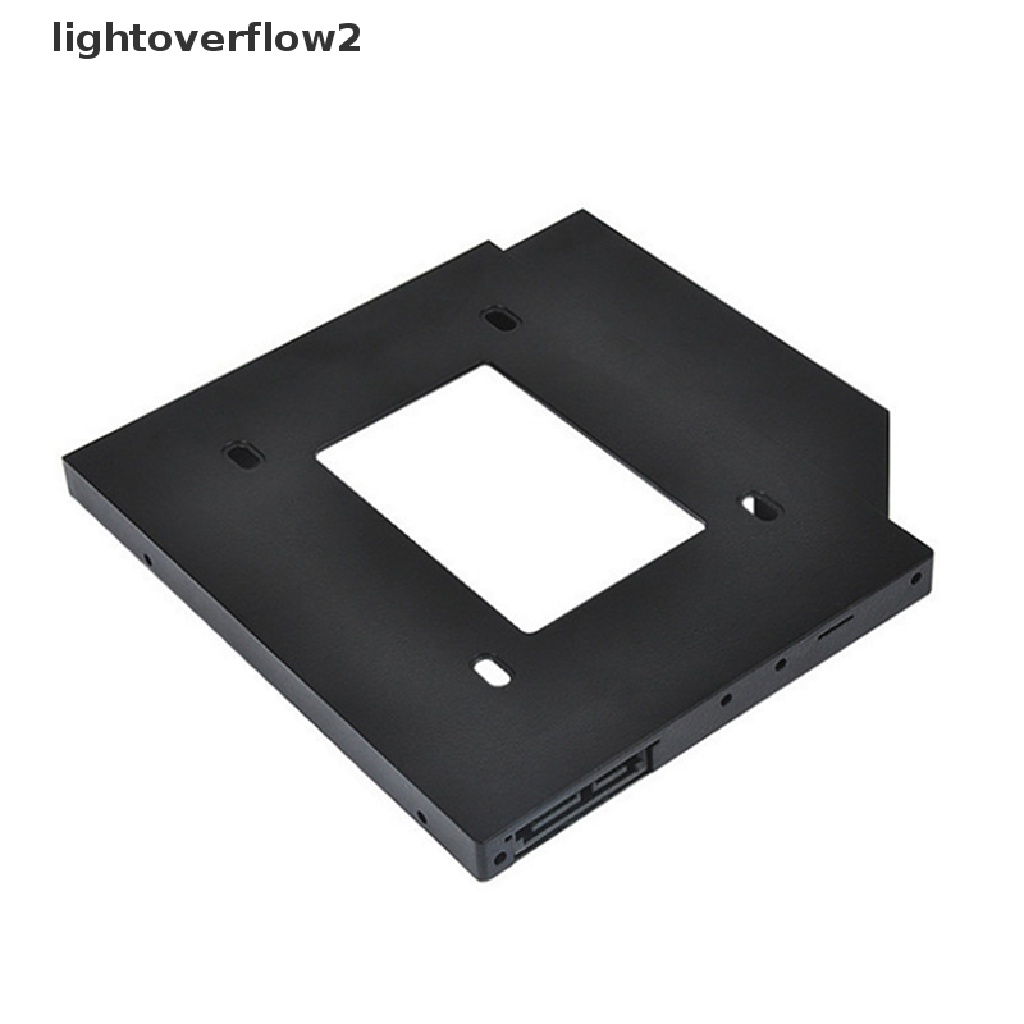 (lightoverflow2) Caddy Hardisk HDD SSD SATA 2nd 9.5mm Universal Untuk CD / DVD-ROM Optical Bay