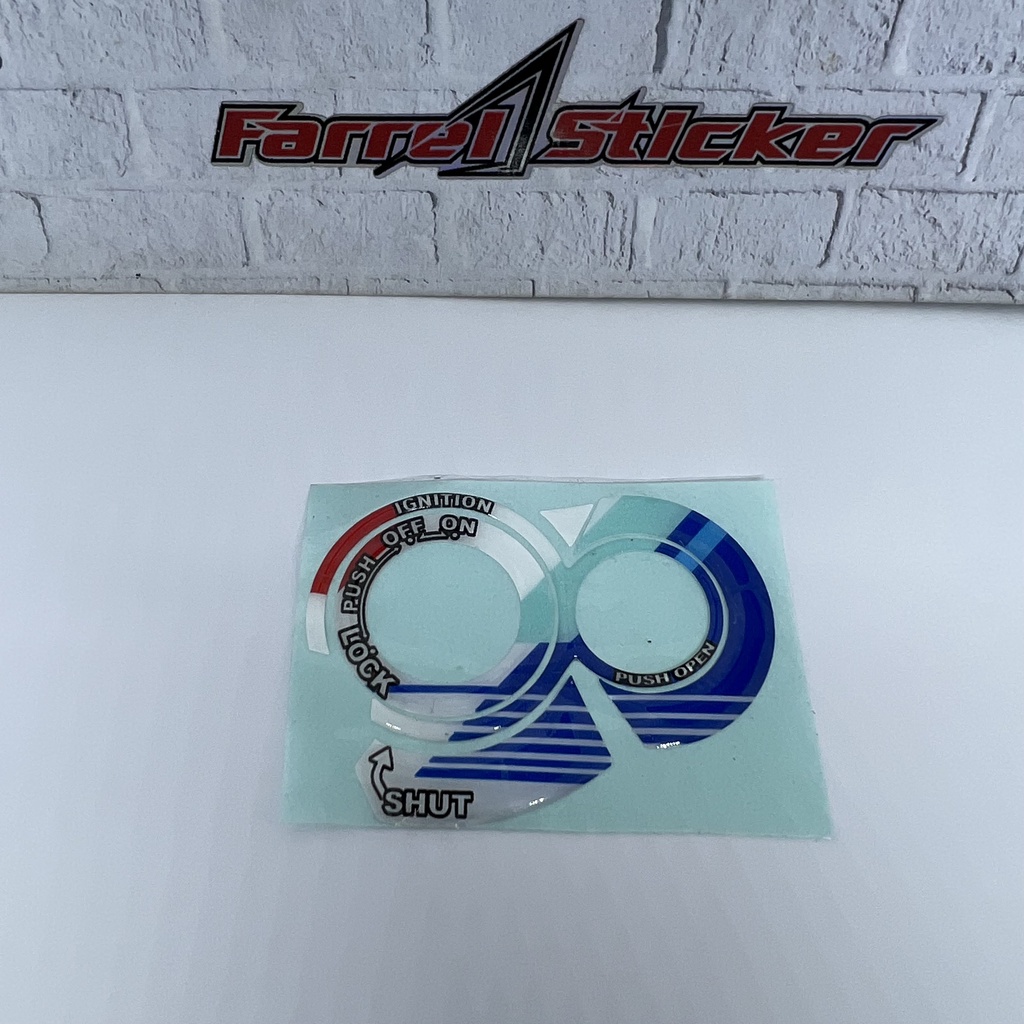 stiker kunci kontak satria fu 150 injeksi sticker kontak raider FI