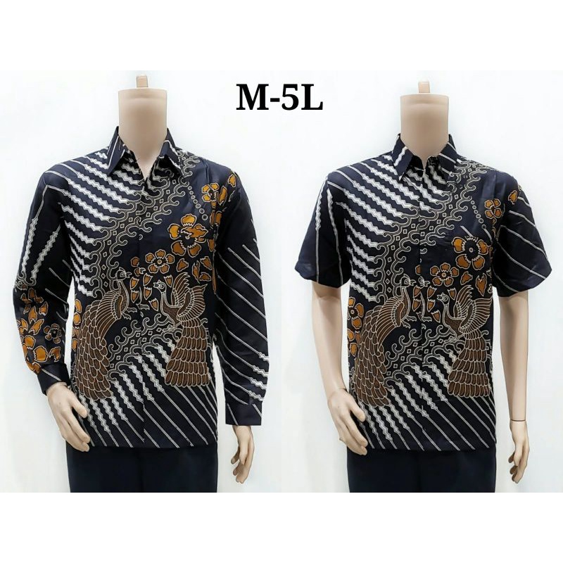 Baju Kemeja Hem Pria Batik Lolita Pola