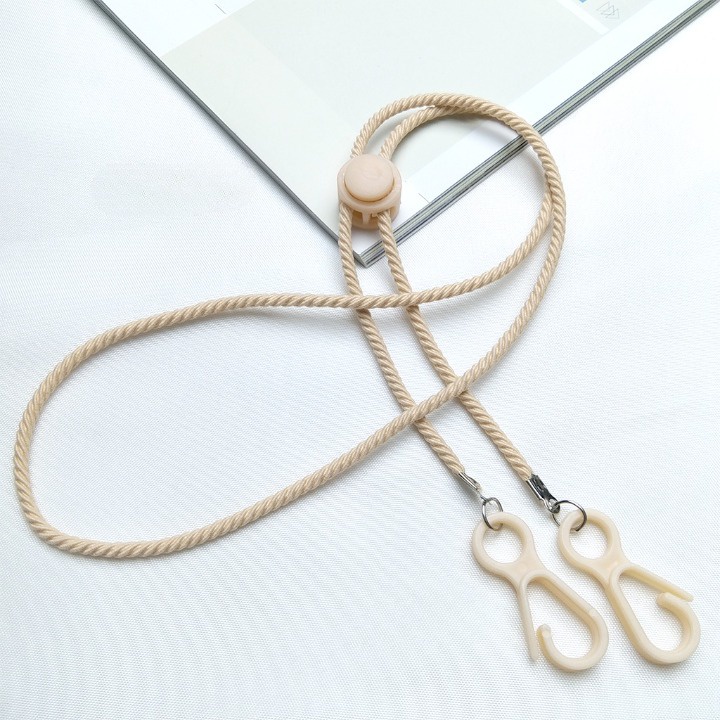 ( PADI 3 )  KALUNG MASKER ANAK DEWASA ||  Strap Masker 2in1 Konektor Headloop Tali Polos Kalung Tali Masker Aksesoris || (cod) Termurah