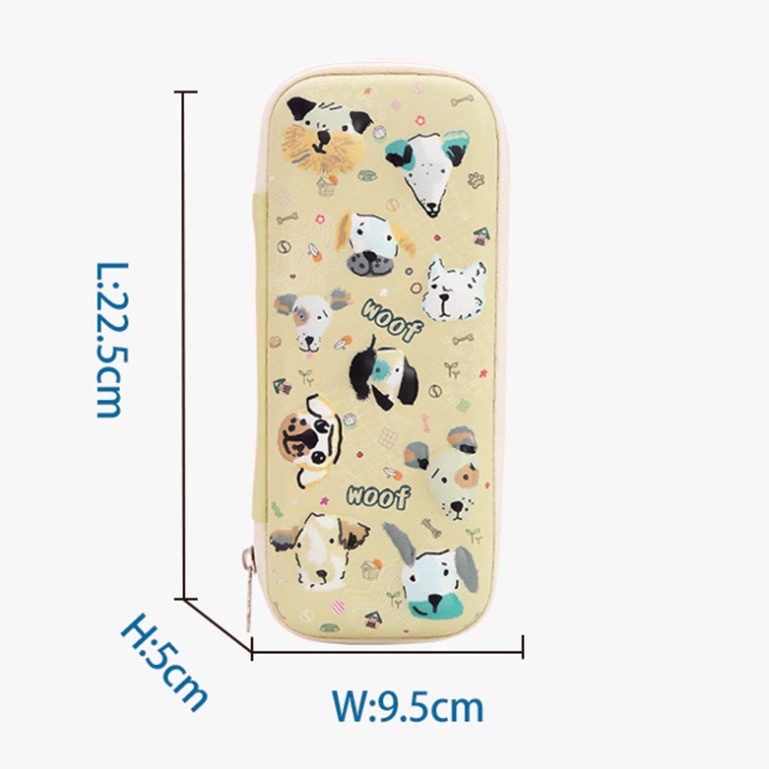 Tempat Kotak Pensil Anak Karakter Lucu unik 3D Timbul Waterproof CS010