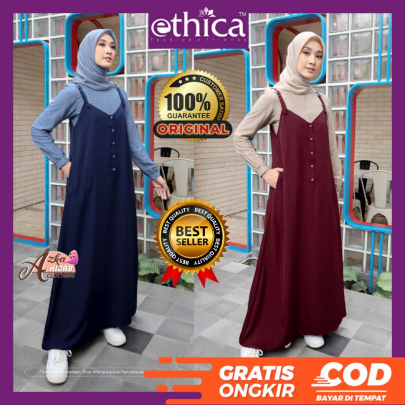 ETHICA DRESS OVERALL INNER PLUS OUTER / GAMIS ETHICA TERBARU MIKHAYLA 04 / DRESS MUSLIM TERBARU 2022