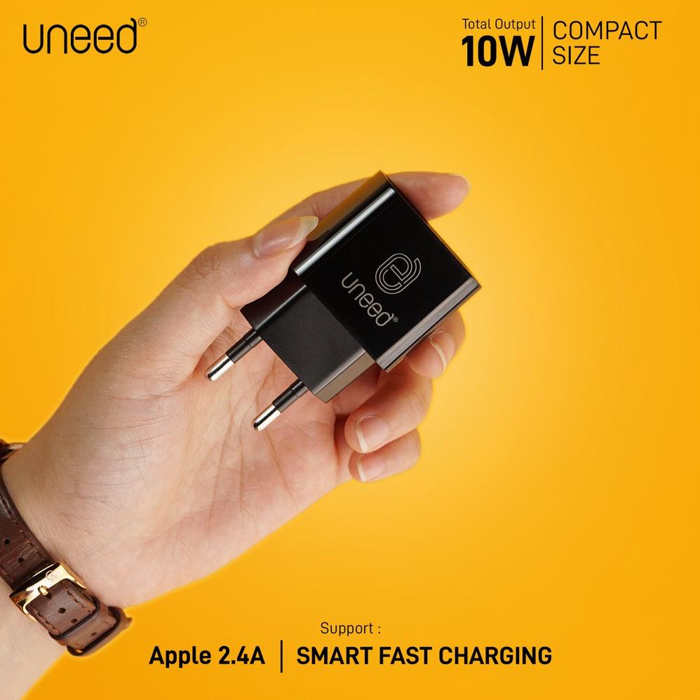 UNEED Dual Smart Charger Fast Charging Max 10w UCH121