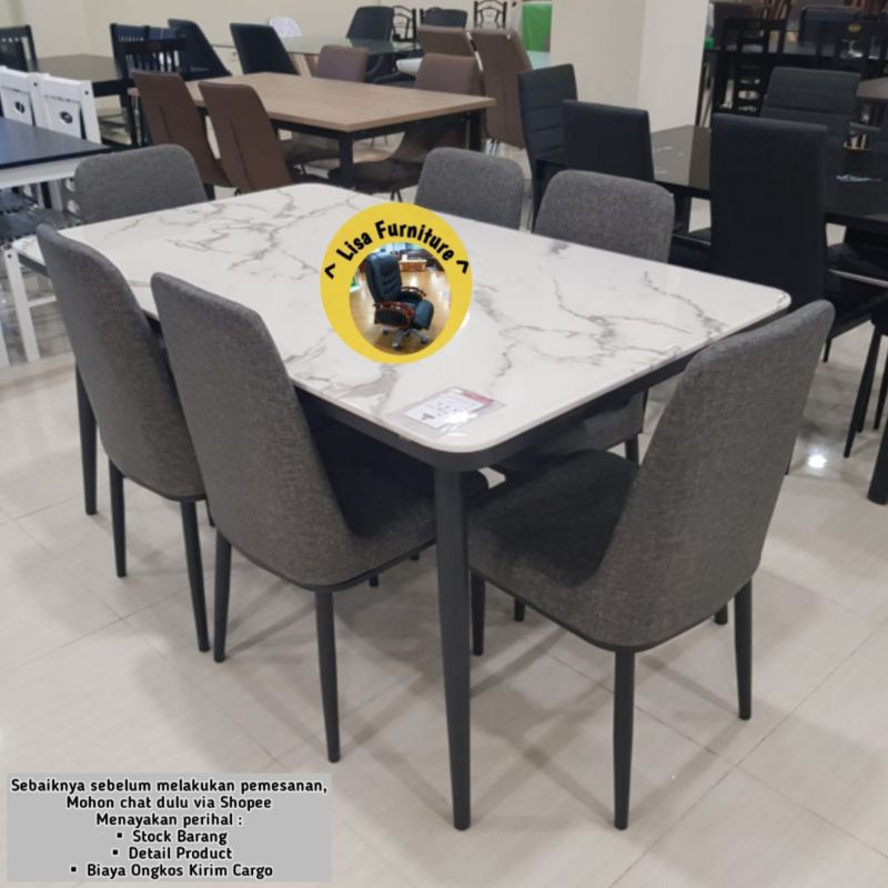 Meja Makan|Meja Makan Marmer|Meja Makan Marmer 6 Kursi|Meja Makan Marmer 4 Kursi|Meja Makan Marmer 8