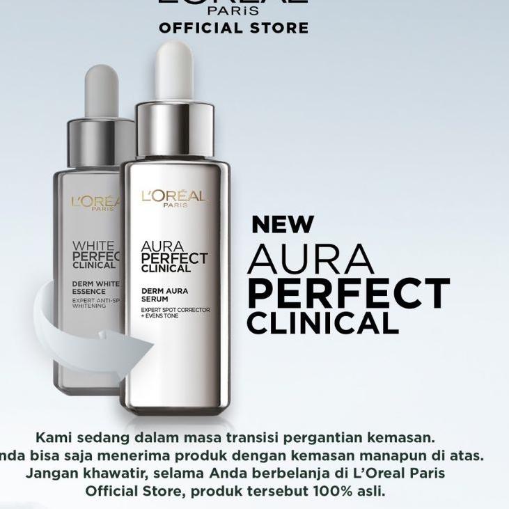 LOREAL WHITE AURA Perfect Clinical Day Night Cream / Toner / Essence / Scrub / Serum / Foam