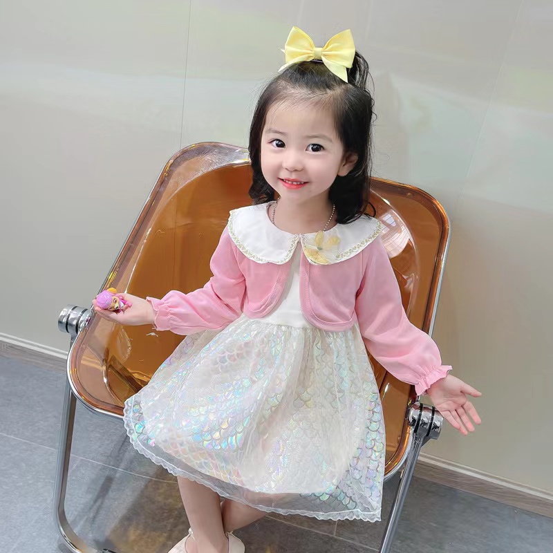 【Baru Datang!!!】(0-6 Tahun )QZ-112 Dress Anak Cewek Elegan premium TERMURAH