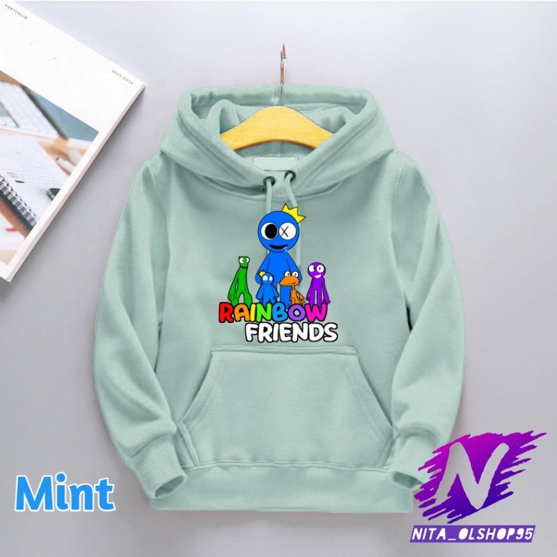hoodie rainbow friends sweater hoodie anak raonbow friends