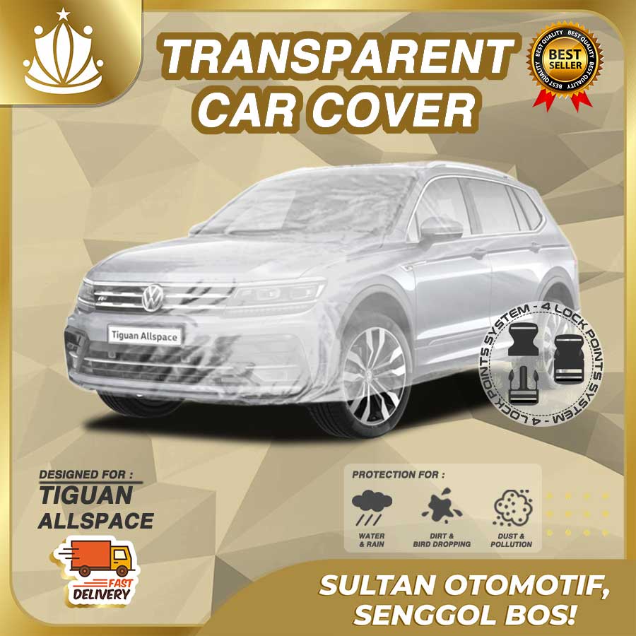 Body Cover Mobil Plastik TEBAL VW Tiguan Allspace All Space WATERPROOF