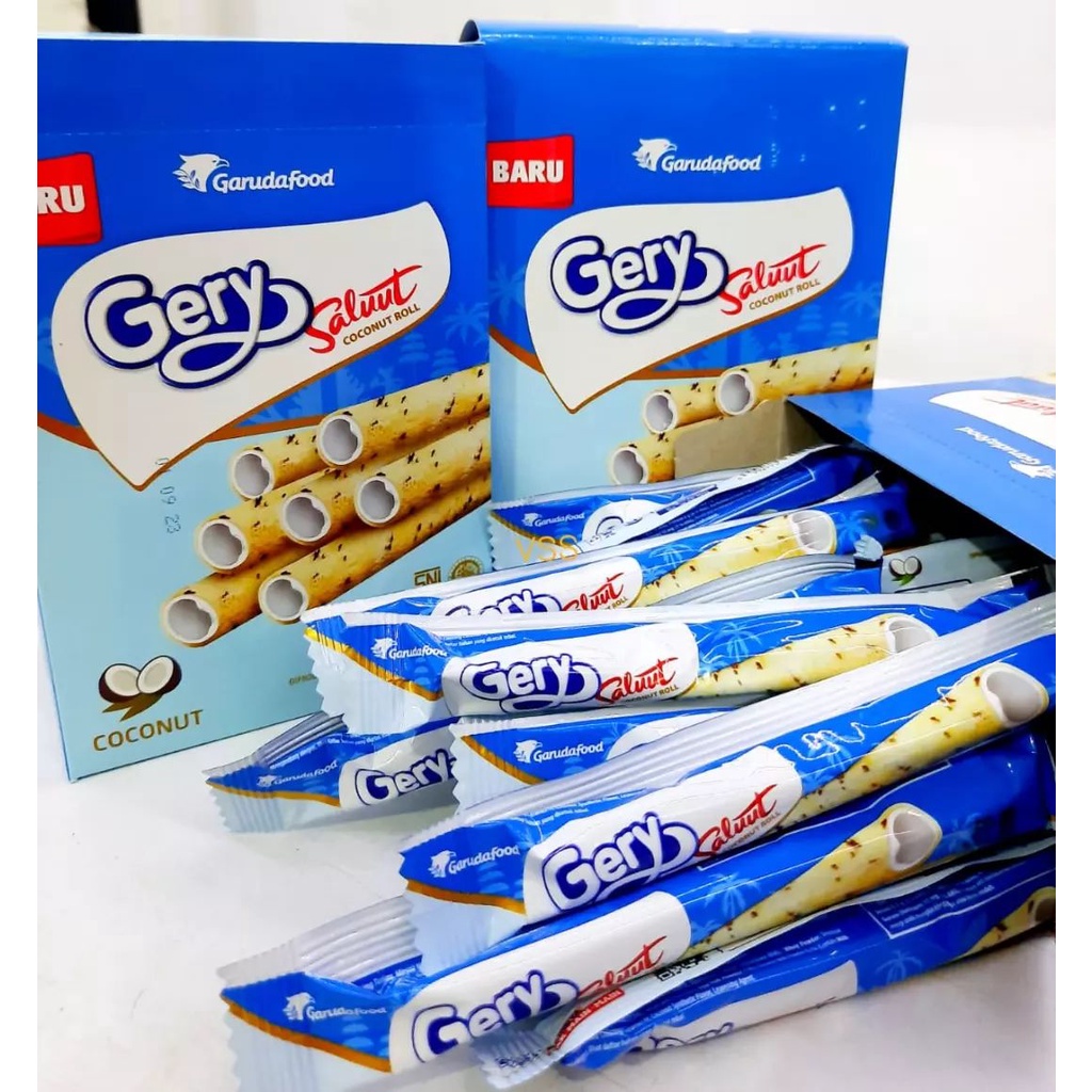 

GERY SALUT COCONUT ROLL ( 11gr x 24pcs )