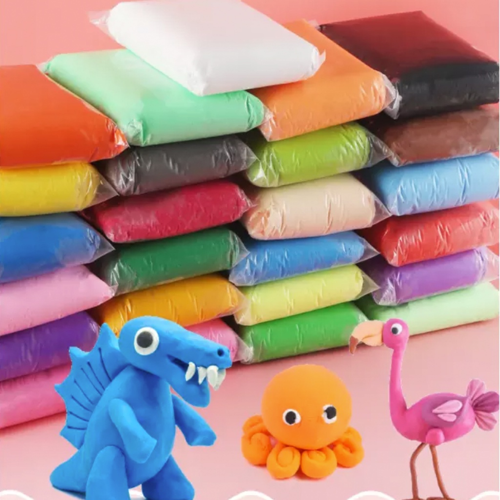 TRS - Clay Mainan Anak isi 12 Warna Clay Dough Magic Polymer