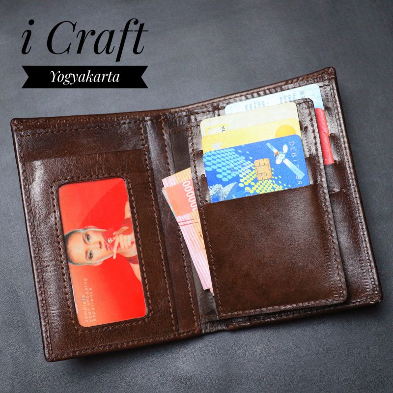 Dompet Kulit Tanggung 3/4 Wanita/pria original