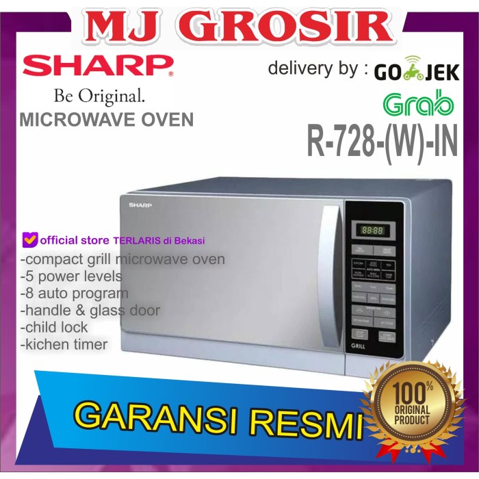 Microwave Promo Oven Microwave Sharp R-728(W) R 728 728-W