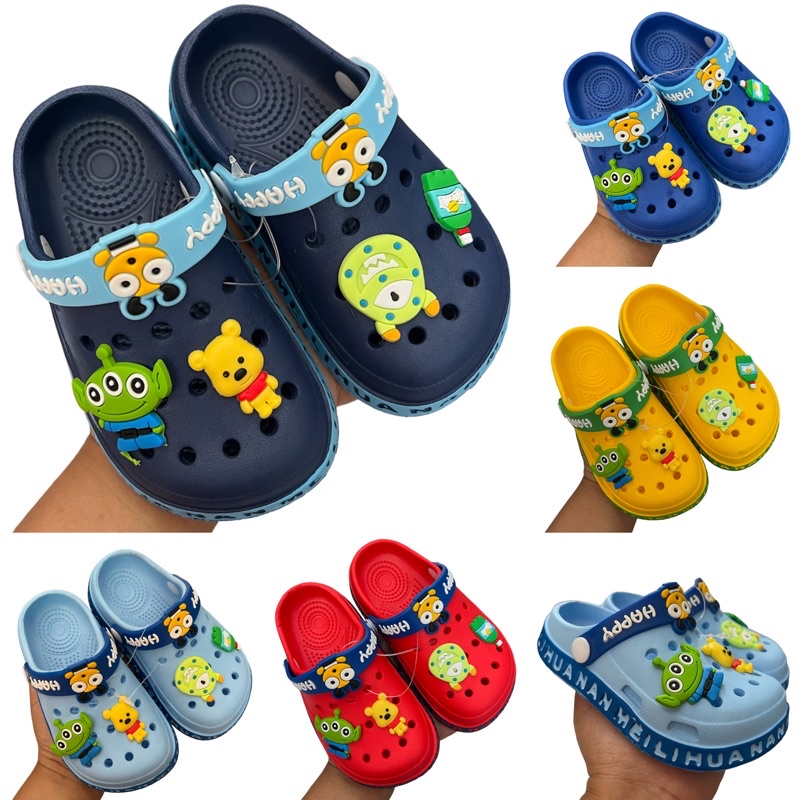 [ IMPORT ] Sandal Baim anak Kartun / Sandal Rumah Winnie The pooh