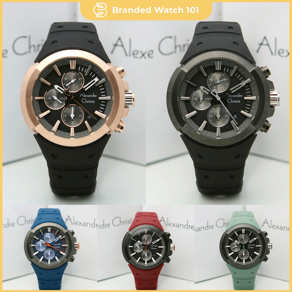 ORIGINAL Jam Tangan Pria Alexandre Christie AC 6566 / AC6566 / 6566 Garansi Resmi 1 Tahun.