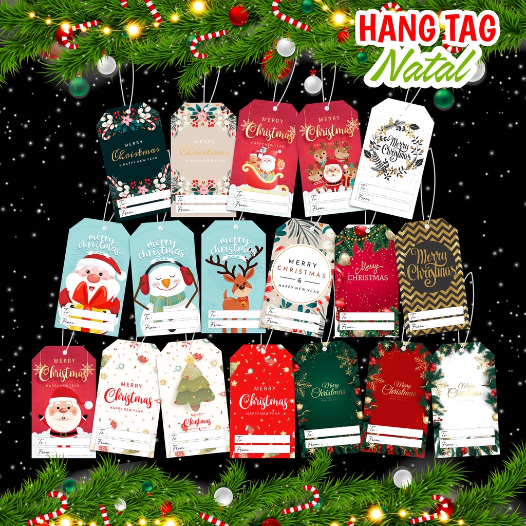 

Hang Tag Natal Christmas Hampers Souvenir